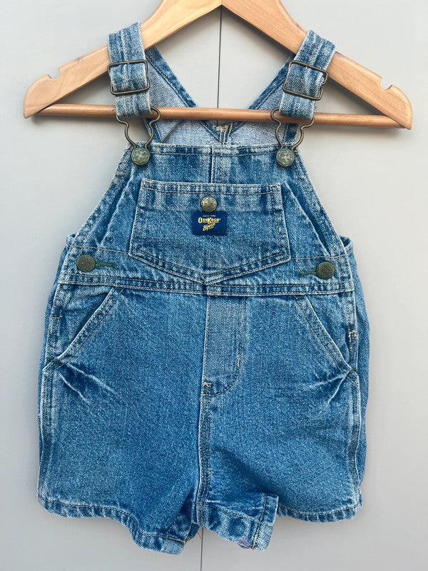 Oshkosh Vintage Denim Shortall Dungarees 12M