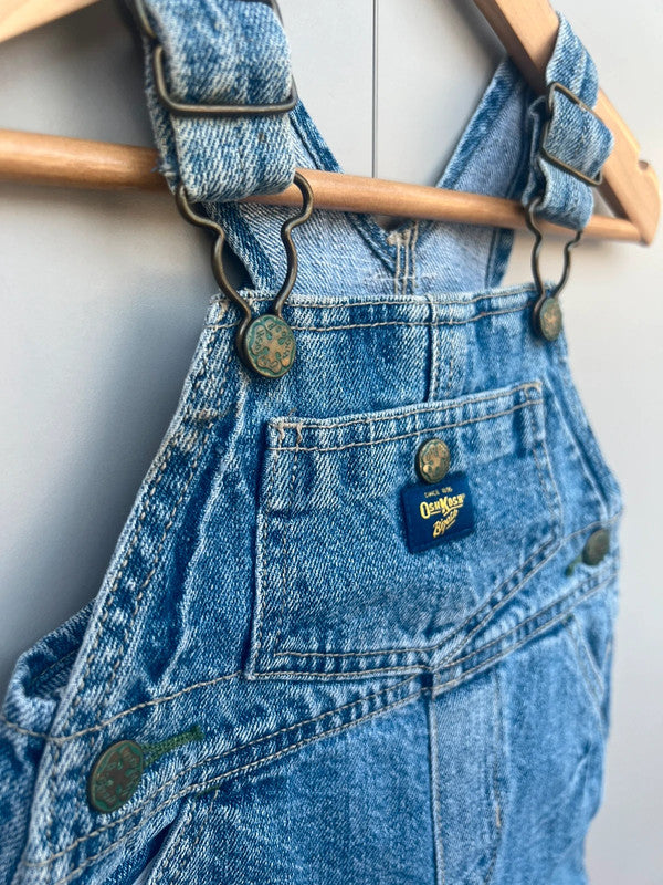 Oshkosh Vintage Denim Shortall Dungarees 12M