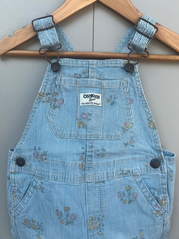 Oshkosh Striped Shortall Dungarees 24M
