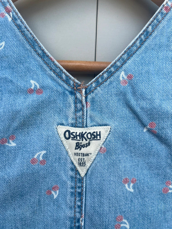 Oshkosh Shortall Dungarees Cherry 24M