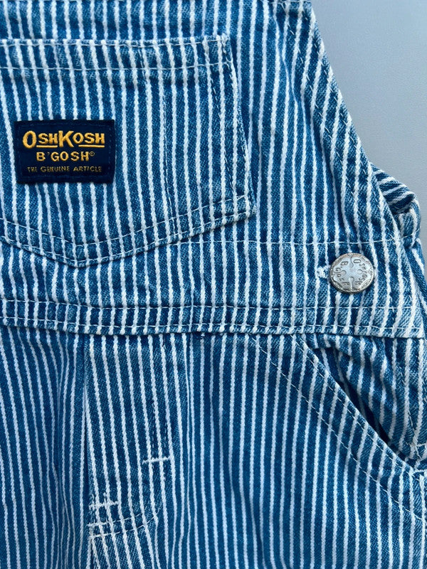 Oshkosh Vintage Shortalls Hickory 6/9M
