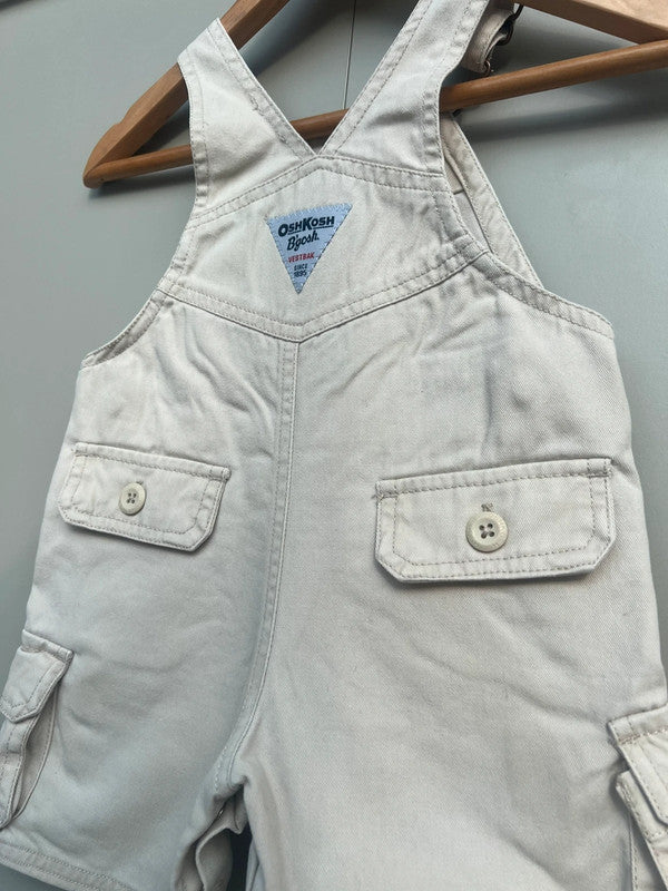 Oshkosh Cargo Stone Shortall Dungarees 9M