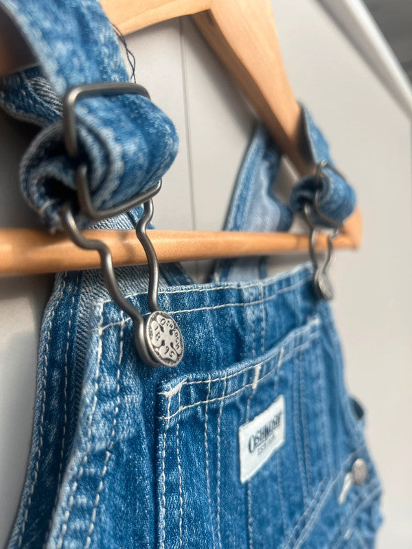 Oshkosh Vintage Denim Shortall Dungarees 12M
