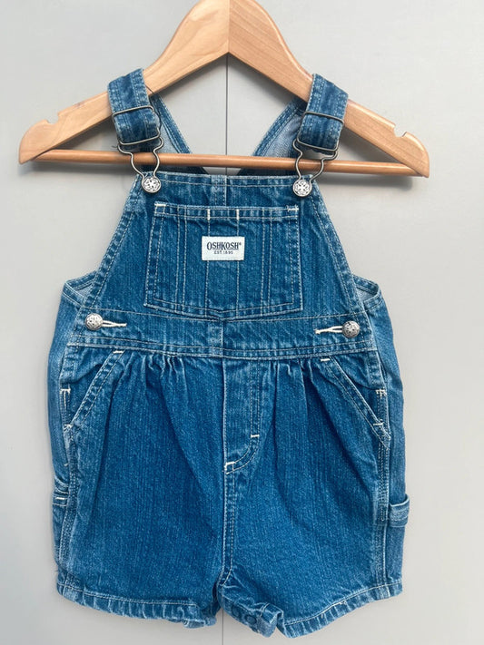 Oshkosh Vintage Denim Shortall Dungarees 12M