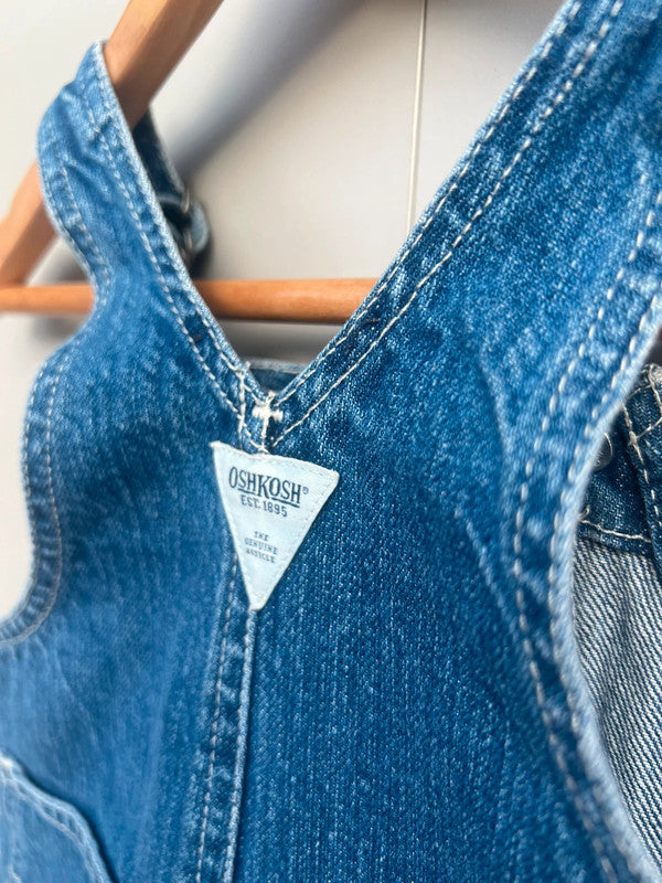 Oshkosh Vintage Denim Shortall Dungarees 12M