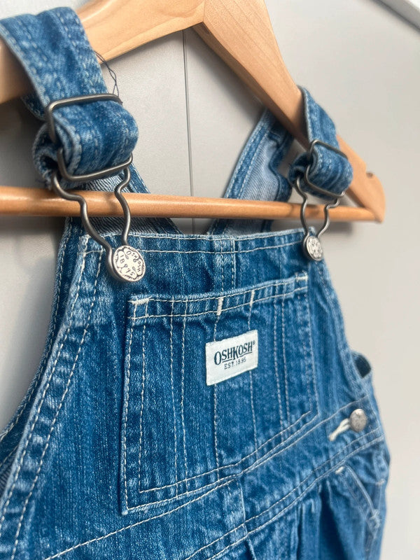 Oshkosh Vintage Denim Shortall Dungarees 12M