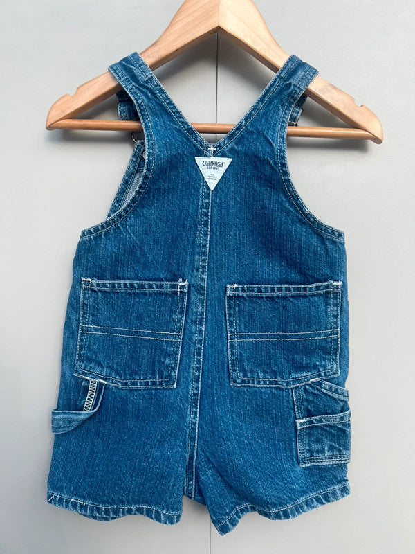 Oshkosh Vintage Denim Shortall Dungarees 12M