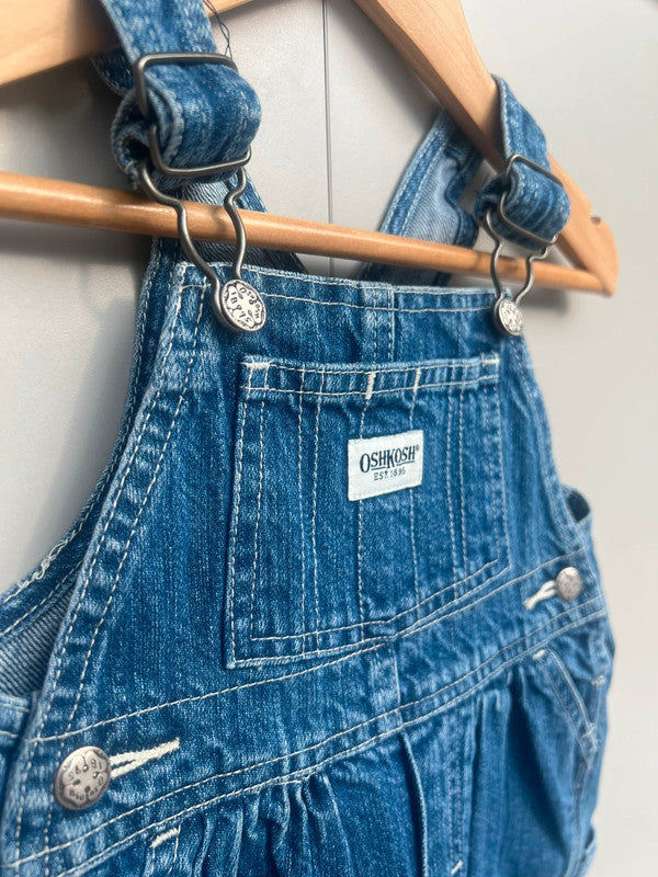 Oshkosh Vintage Denim Shortall Dungarees 12M