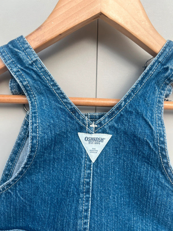 Oshkosh Vintage Denim Shortall Dungarees 12M
