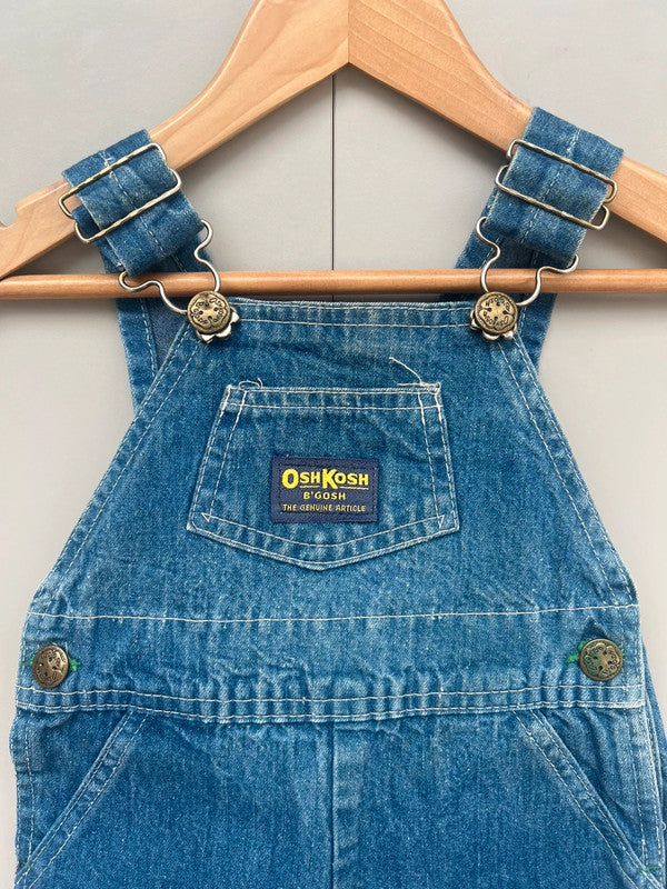 Oshkosh Unisex Vintage Shortall Dungarees 9M
