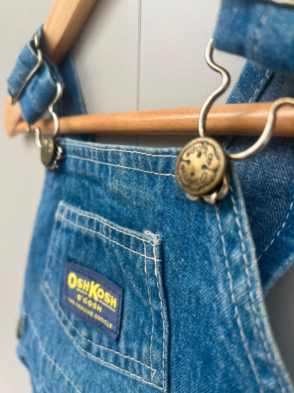 Oshkosh Unisex Vintage Shortall Dungarees 9M