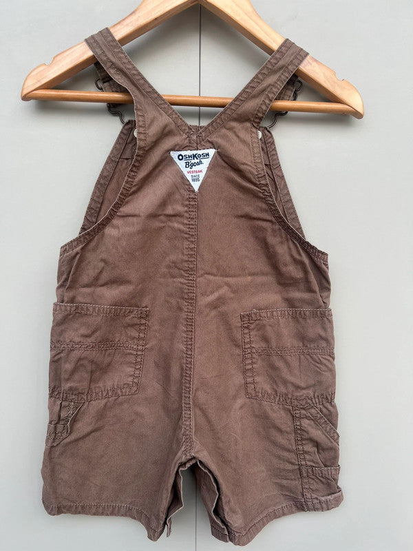 Oshkosh Brown Shortall Dungarees 18M