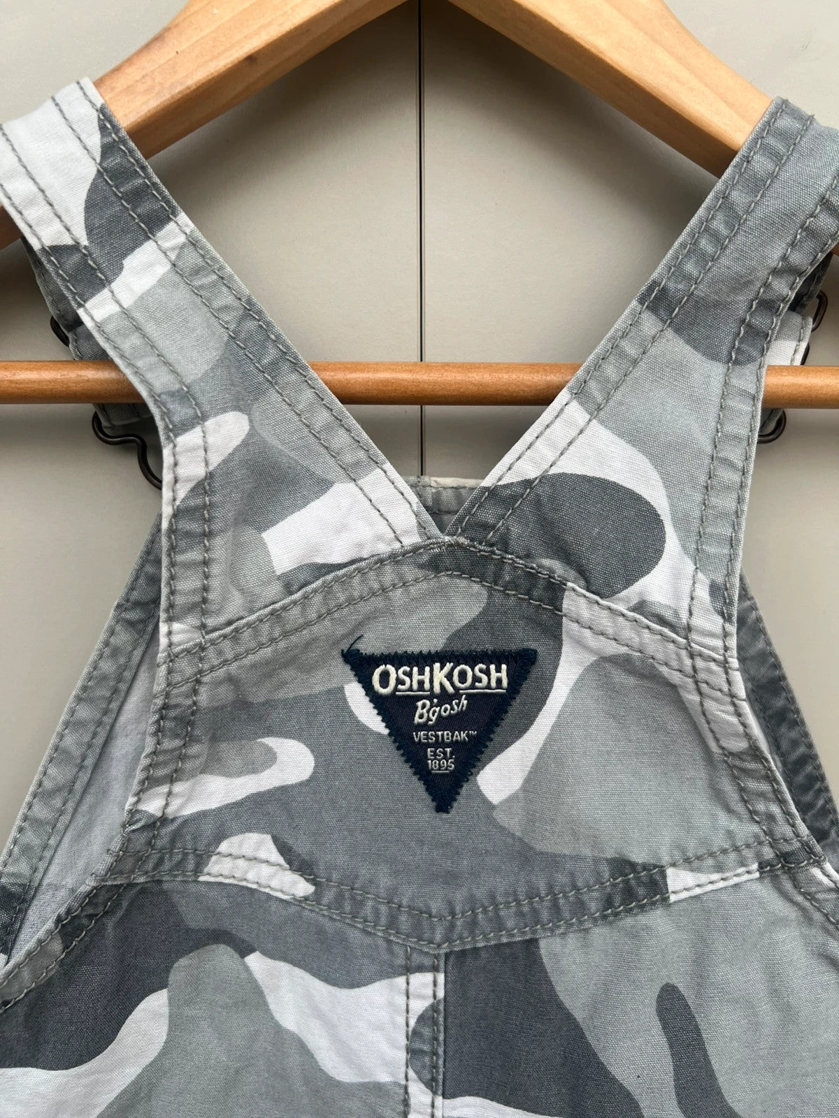 Oshkosh Camouflage Shortall Dungarees 24M