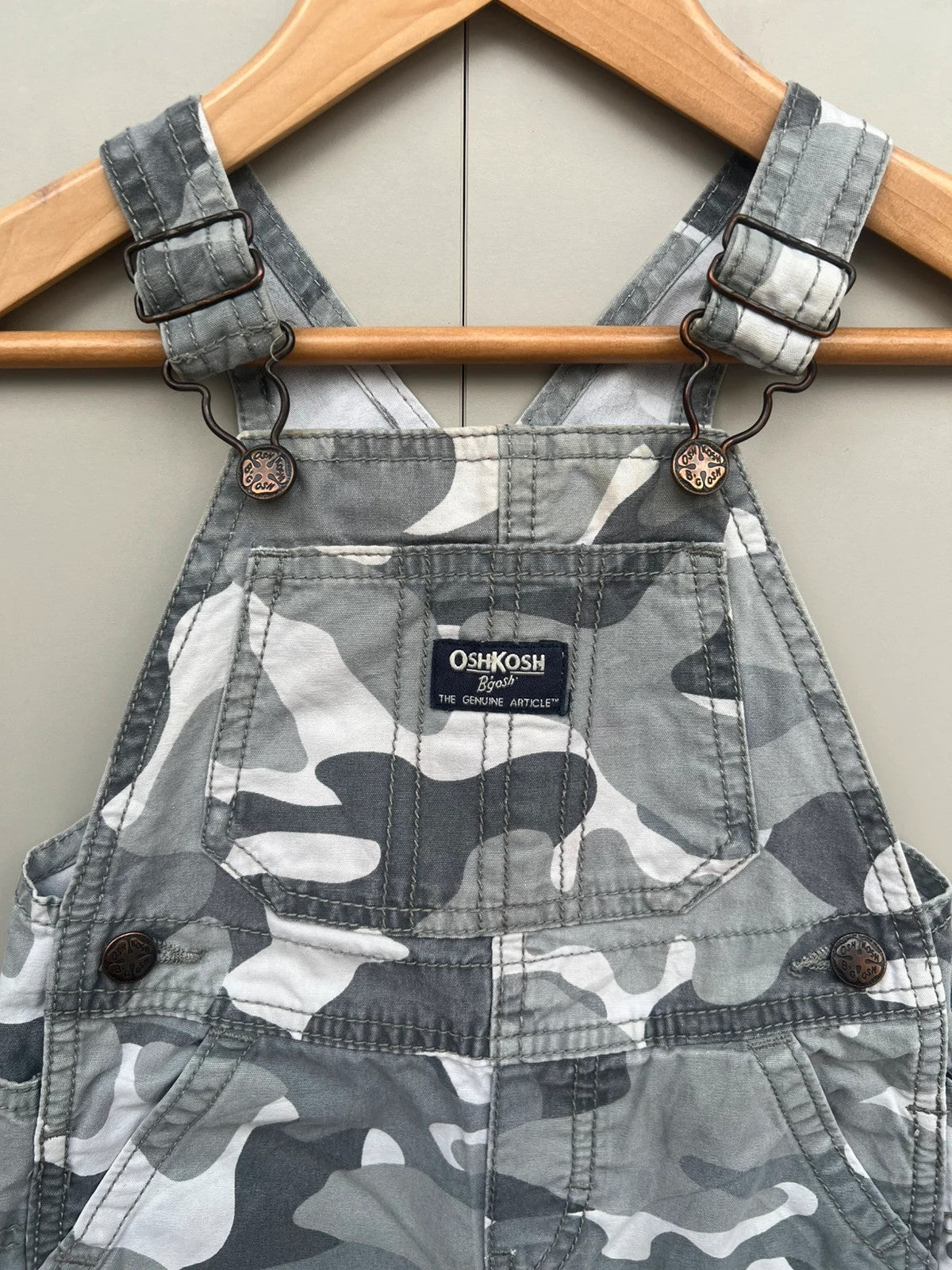 Oshkosh Camouflage Shortall Dungarees 24M