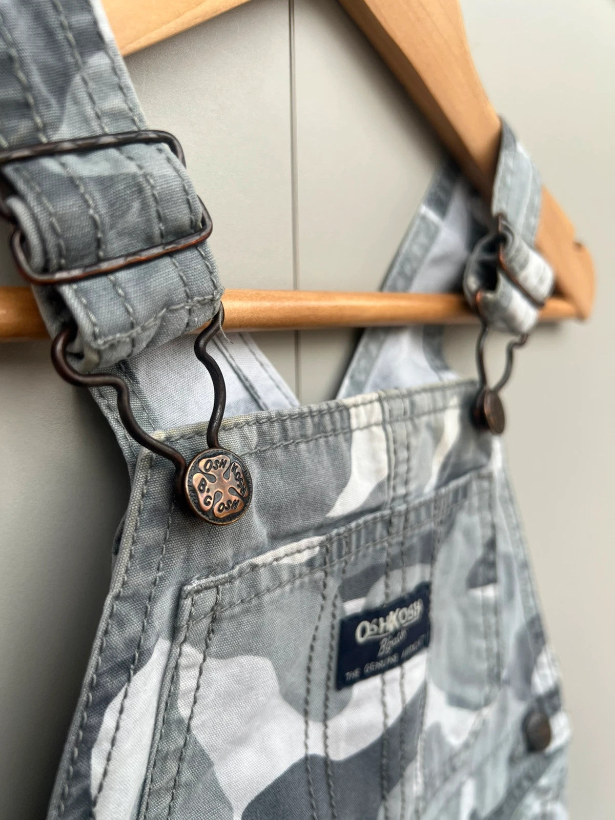 Oshkosh Camouflage Shortall Dungarees 24M