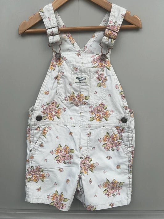 Oshkosh Floral Shortalls 4T
