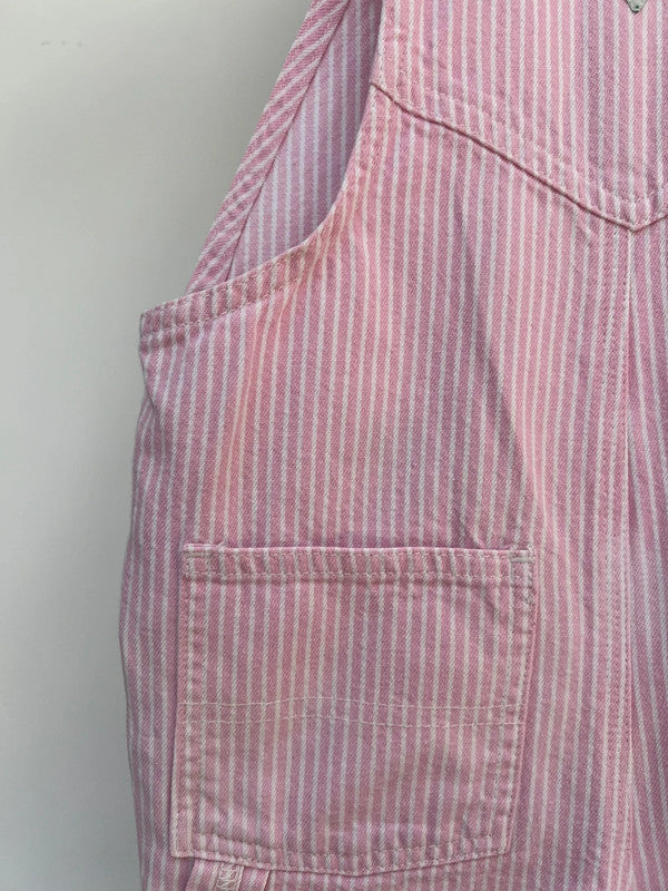 Oshkosh Vintage Hickory Pink Dungarees 5T