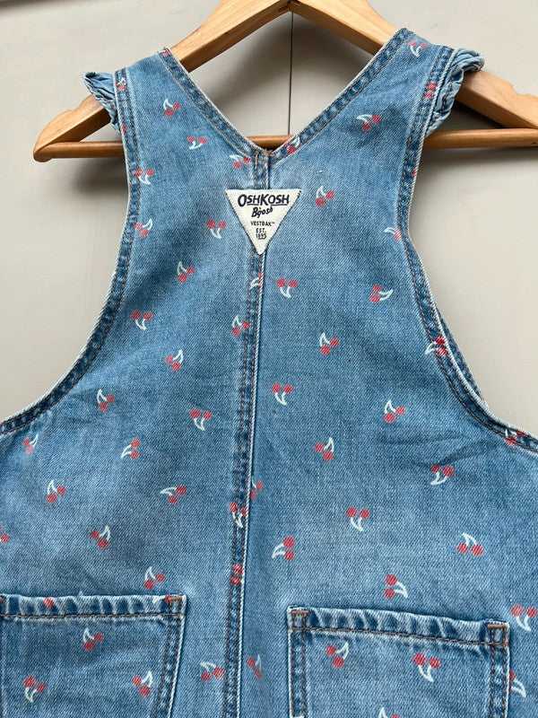 Oshkosh Cherry Shortalls 2T