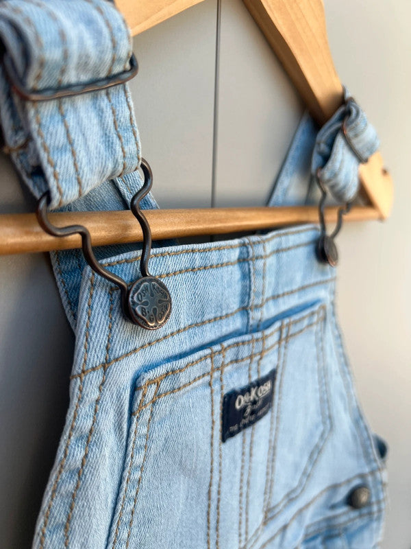 Oshkosh Light Denim Dungarees 6M