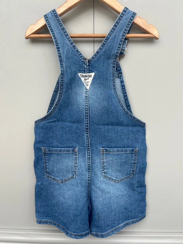 Oshkosh Denim Floral Shortalls 5T
