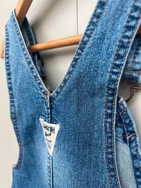 Oshkosh Denim Floral Shortalls 5T