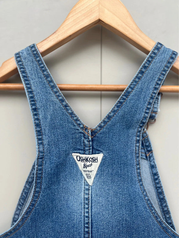 Oshkosh Denim Floral Shortalls 5T