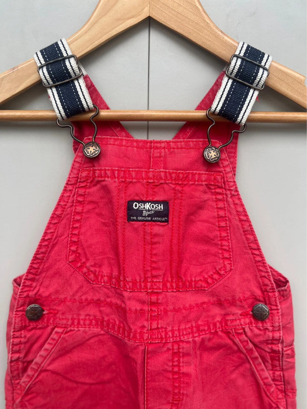 Oshkosh Red Dungarees 18M