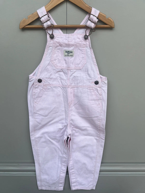 Oshkosh Rose Pink Dungarees 24M