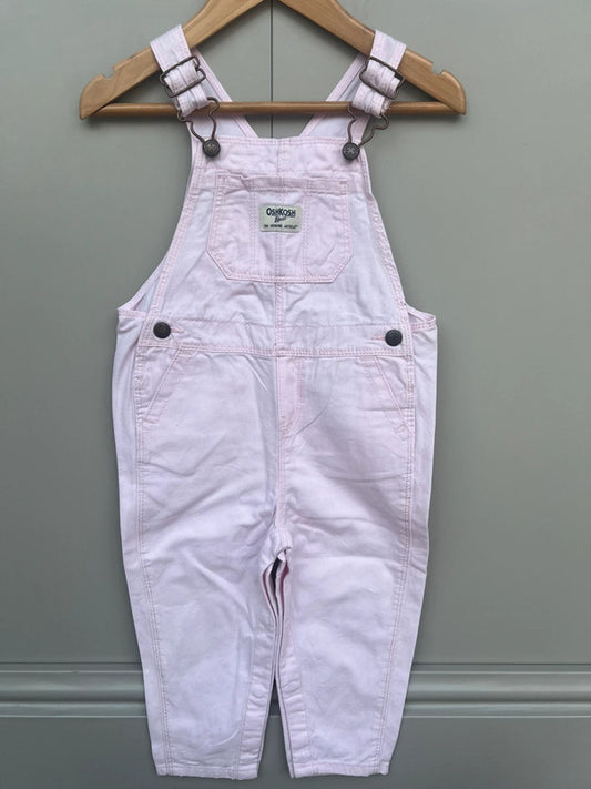 Oshkosh Rose Pink Dungarees 24M