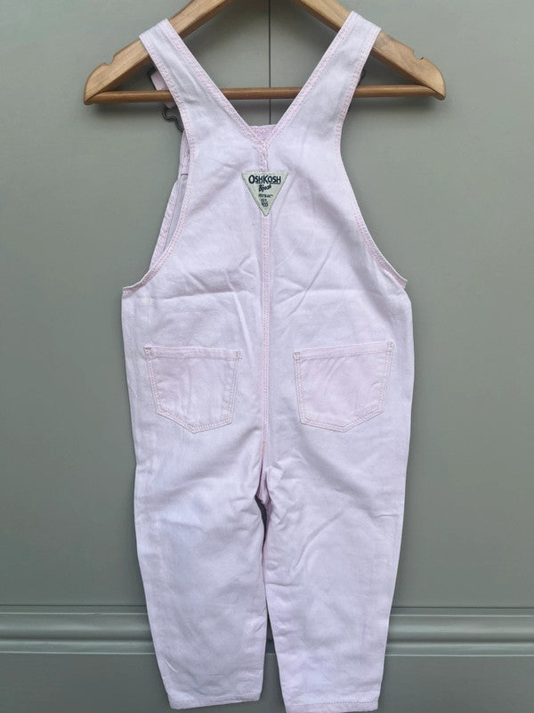 Oshkosh Rose Pink Dungarees 24M