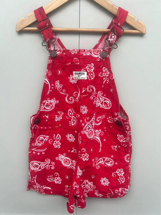 Oshkosh Paisley Shortalls 4T