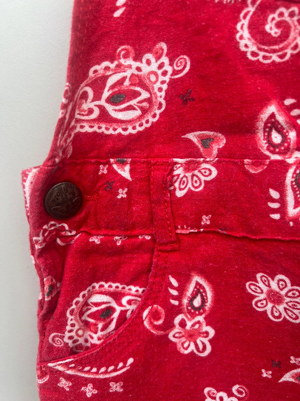 Oshkosh Paisley Shortalls 4T