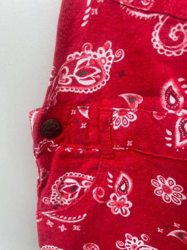 Oshkosh Paisley Shortalls 4T