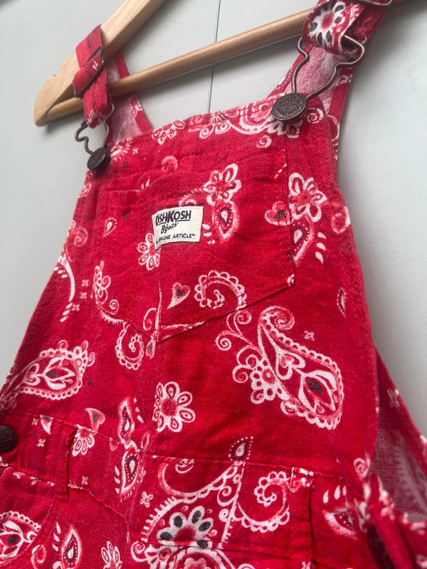 Oshkosh Paisley Shortalls 4T