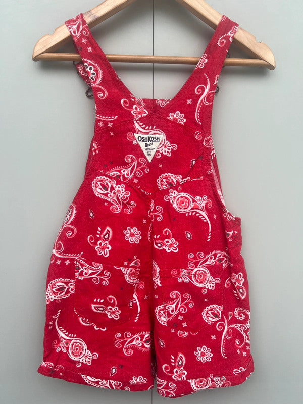 Oshkosh Paisley Shortalls 4T