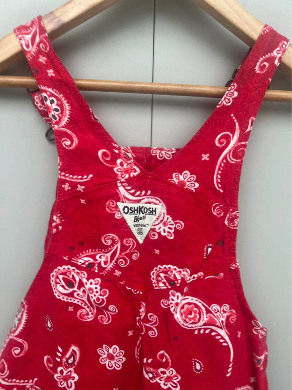 Oshkosh Paisley Shortalls 4T
