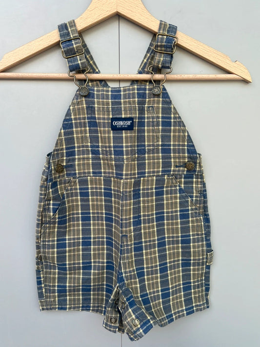 Oshkosh Vintage Khaki Shortalls 12M