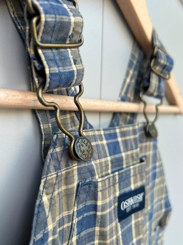 Oshkosh Vintage Khaki Shortalls 12M