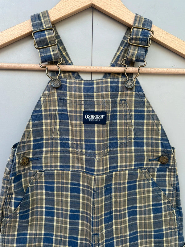 Oshkosh Vintage Khaki Shortalls 12M