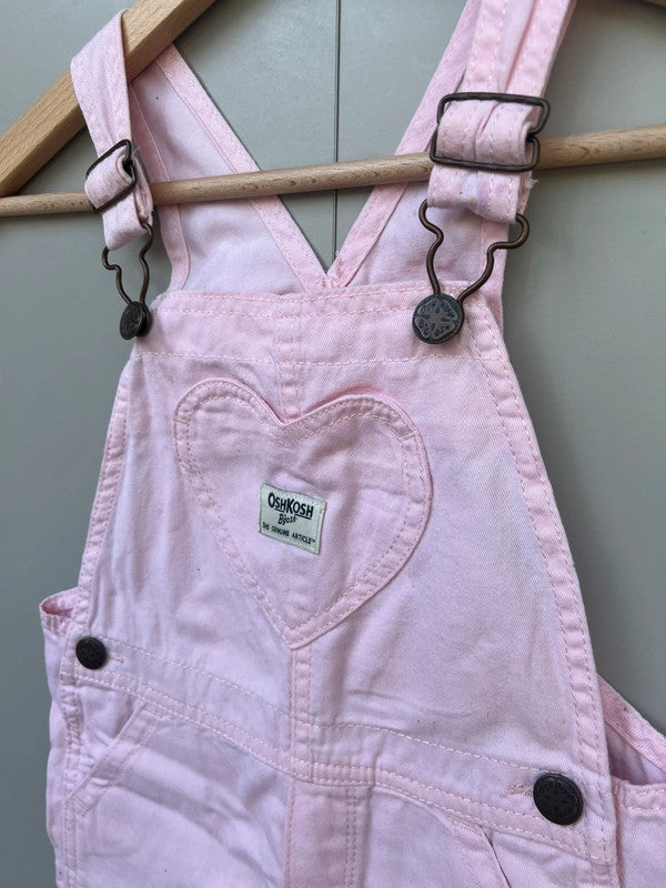 Oshkosh Rose Shortalls 4T