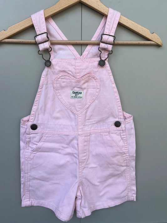 Oshkosh Rose Shortalls 4T