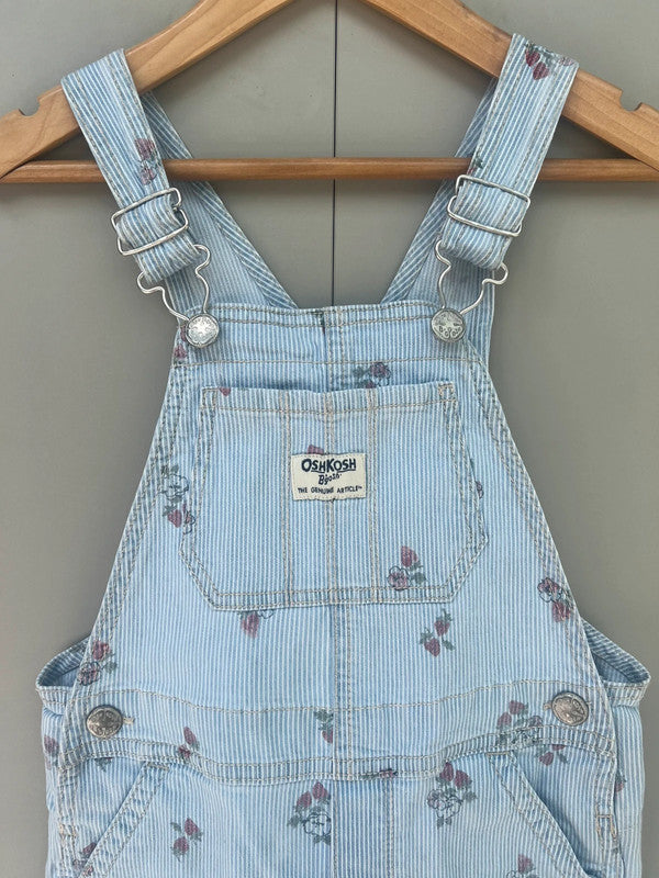 Oshkosh Strawberry Striped Shortalls 4T