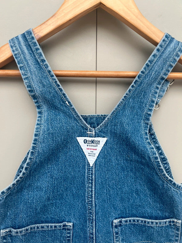 Oshkosh Unisex Vintage Shortall Dungarees 2T
