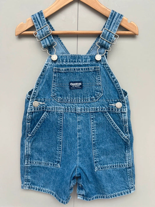 Oshkosh Unisex Vintage Shortall Dungarees 2T