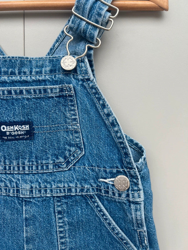 Oshkosh Unisex Vintage Shortall Dungarees 2T