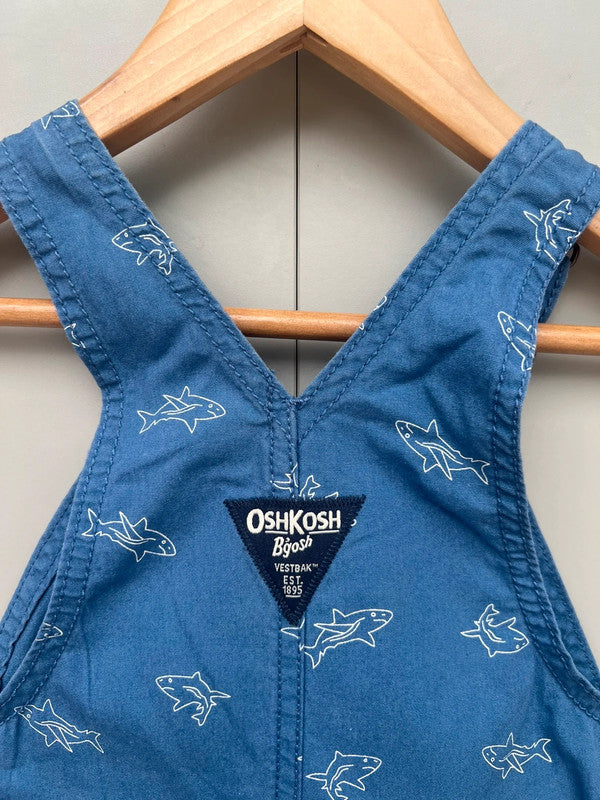 Oshkosh Shark Shortall Dungaree 18M