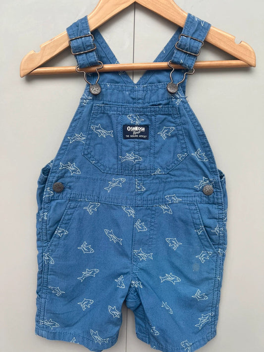 Oshkosh Shark Shortall Dungaree 18M