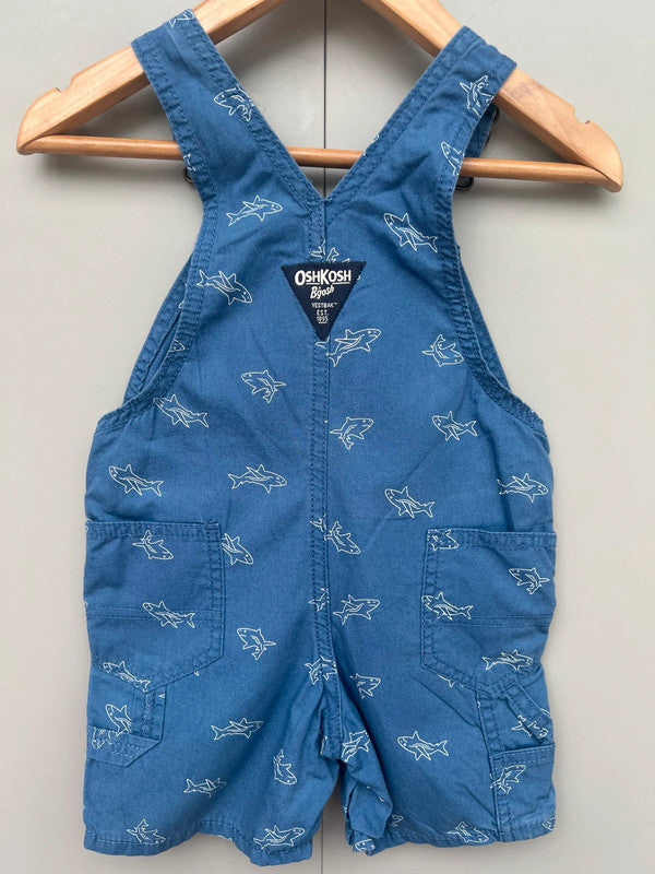 Oshkosh Shark Shortall Dungaree 18M