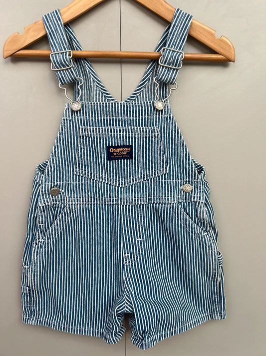 Oshkosh Vintage Hickory Shortalls 12M