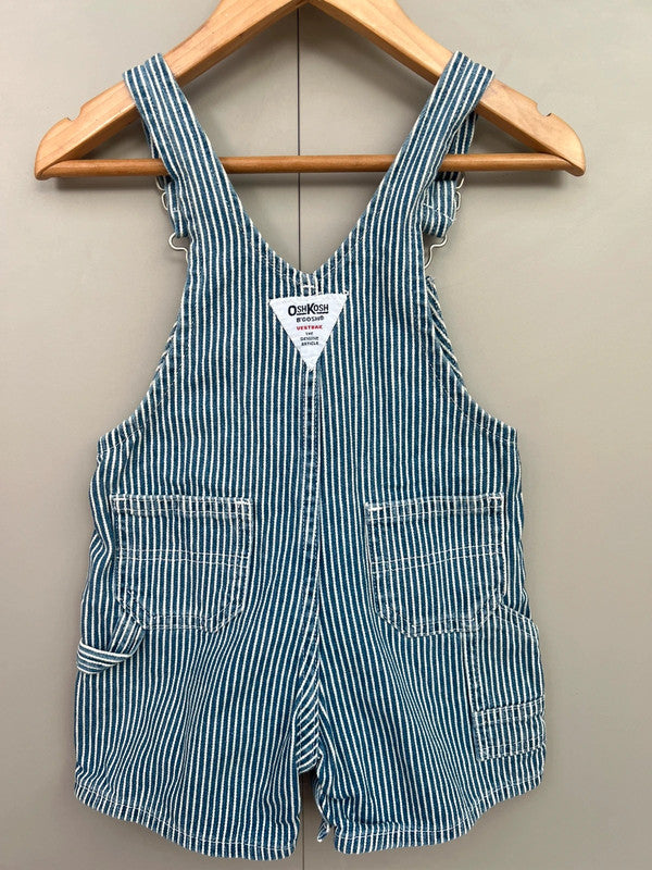 Oshkosh Vintage Hickory Shortalls 12M